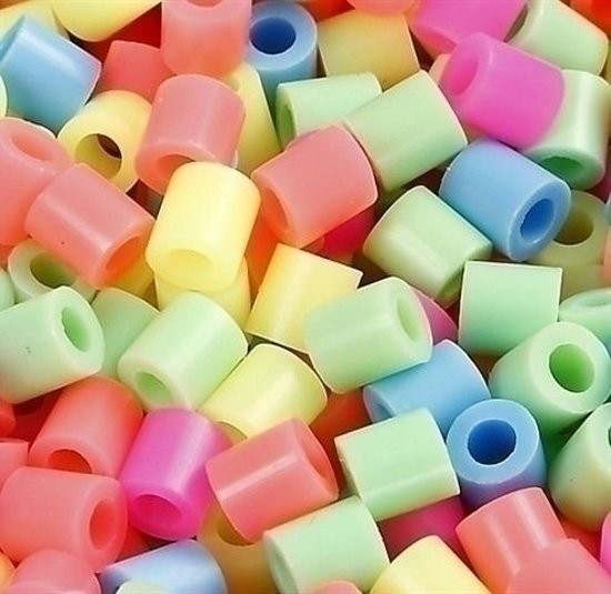 Nabbi - Bügelperlen 5x5mm Pastell Mix 20.000 Stk.