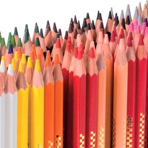 66 Farbstifte Big WINNER farblich sortiert von Eberhard Faber im Köcher