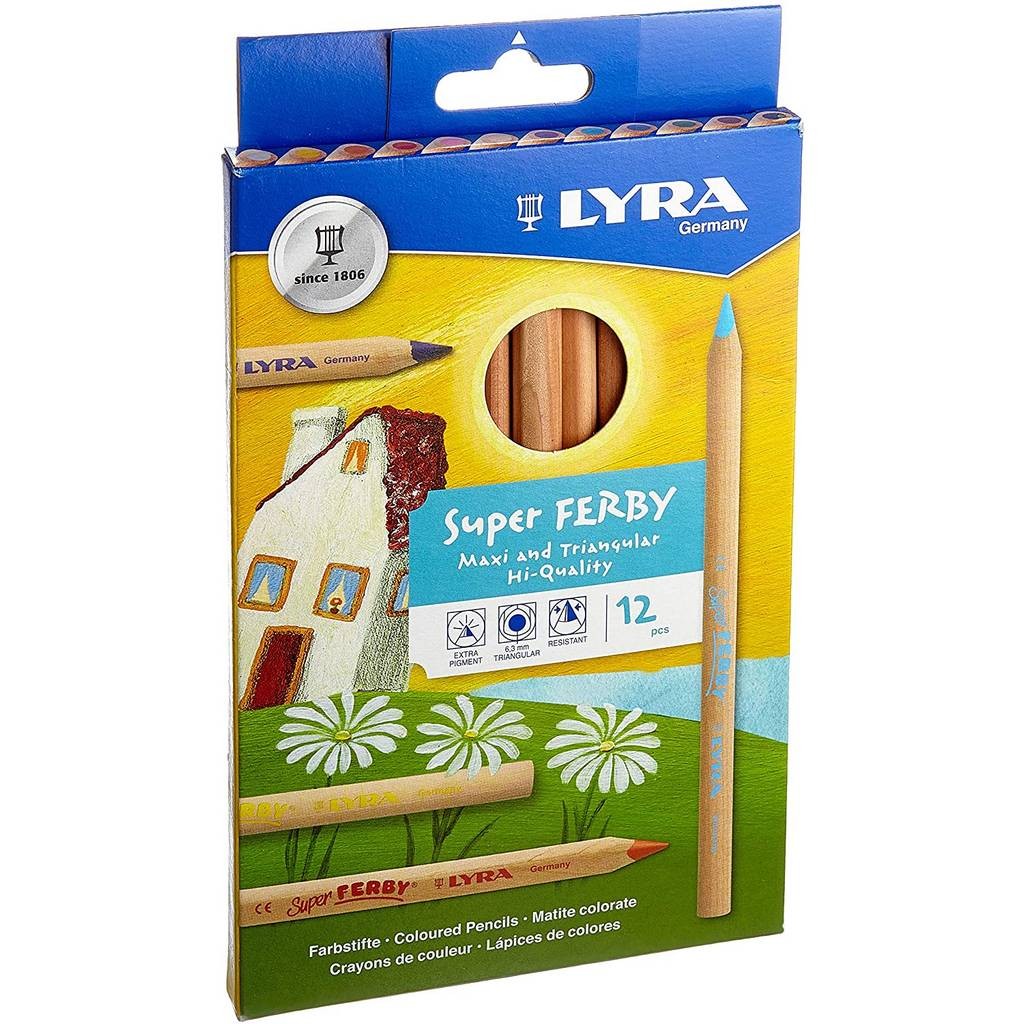 LYRA Super FERBY natur 12 Stifte in 12 Farben