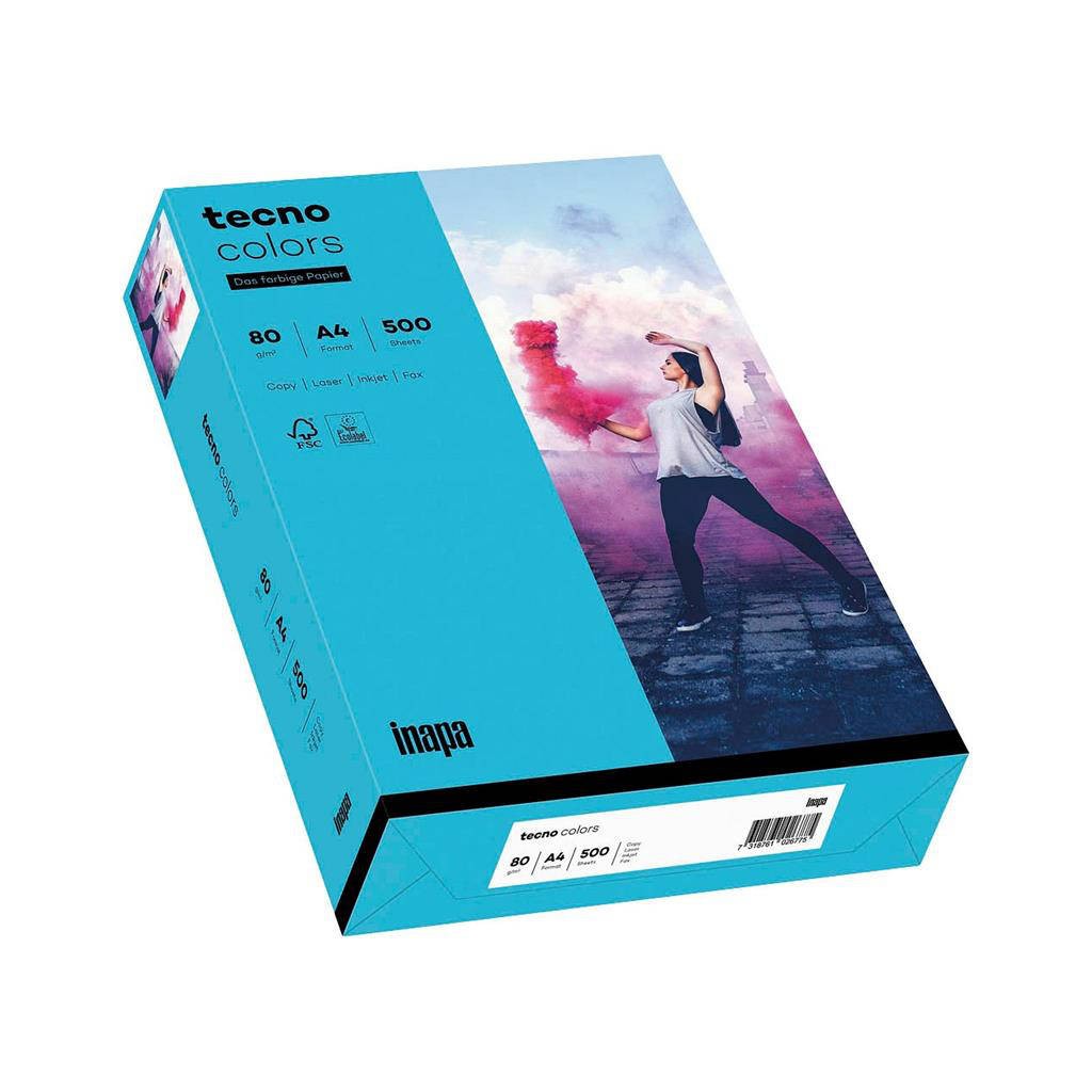 500 Blatt Kopierpapier 80gr. DinA4 intensivblau