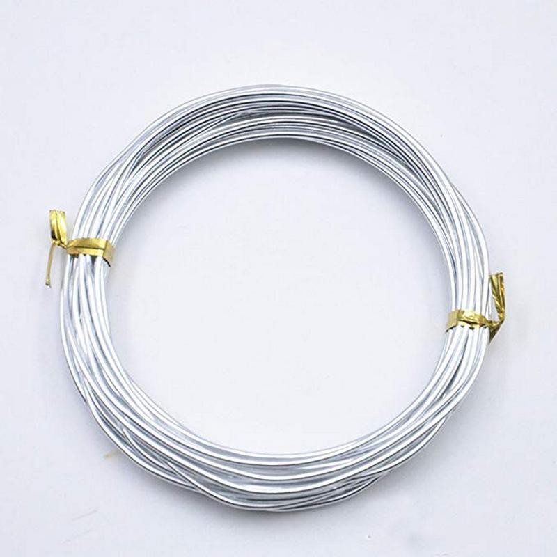 Aluminiumdraht, 1mmx5m, silber 1 mm x 5 m