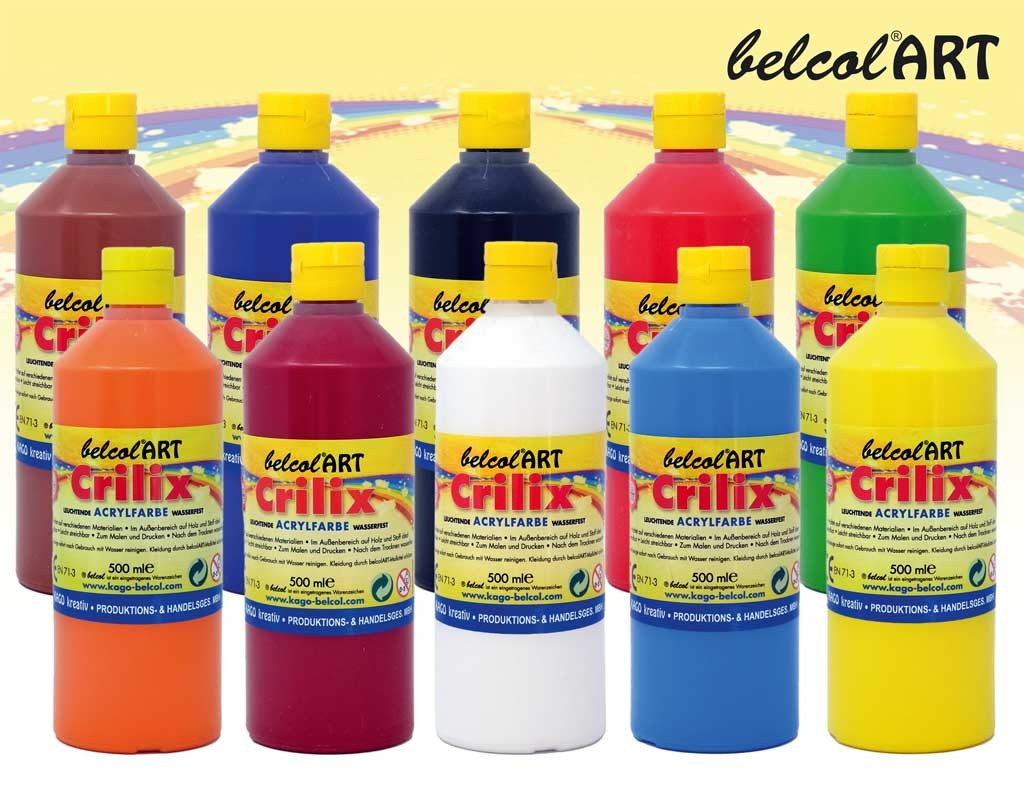 belcolART Crilix 500ml, in 14 Farben lieferbar