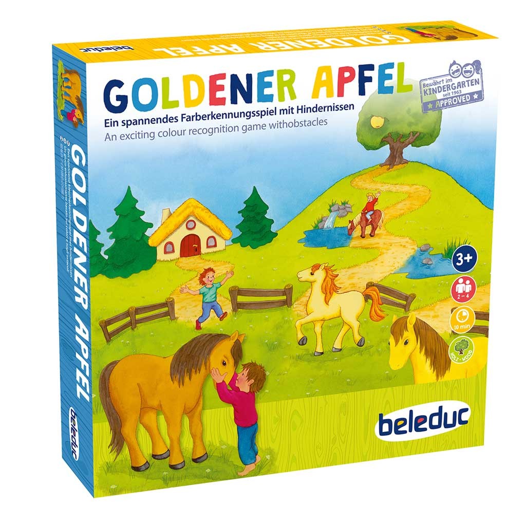 Goldener Apfel , lustiges Würfelspiel