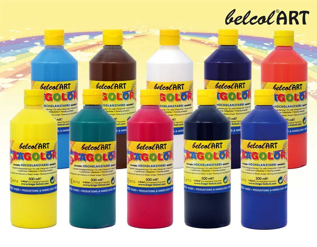 belcolART KAGOLOR 500ml, in 12 Farben lieferbar