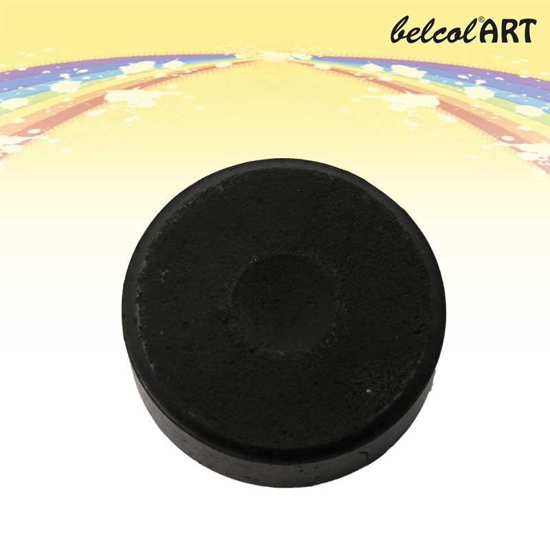 belcolART Öko-Color-Blocks, schwarz D 57mm, H 19mm 6 Blöcke