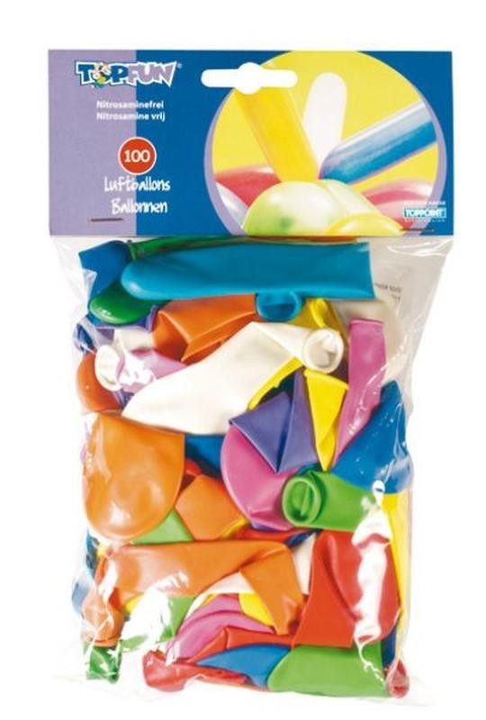Luftballons 100Stk. sortiert
