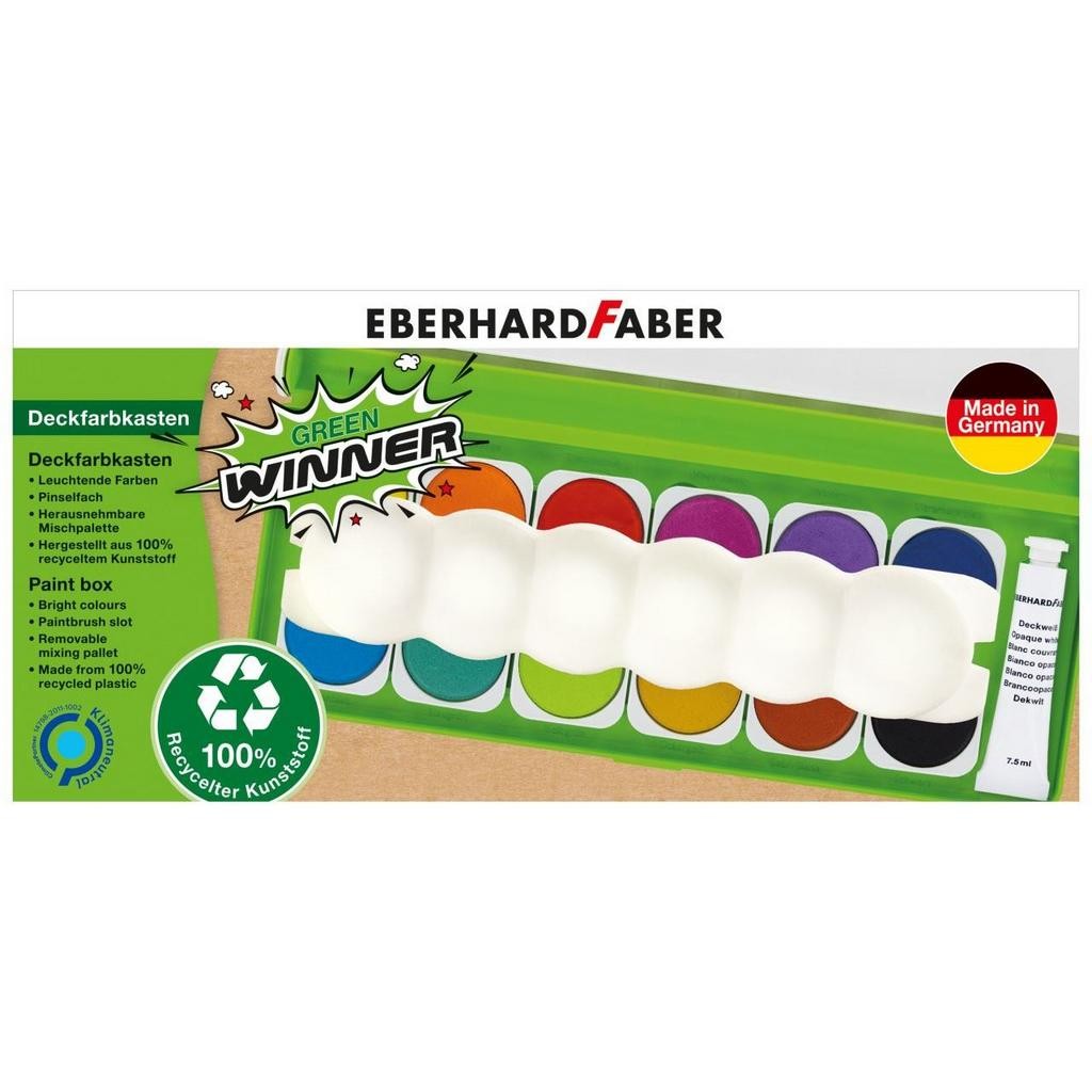 12ér GreenWinner Deckfarbkasten von Eberhard Faber