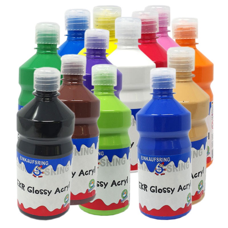 EKR glossy Acryl 500ml in 13 Einzelfarben