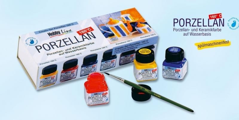 Porzellan Creativ-Set  Auslaufartikel