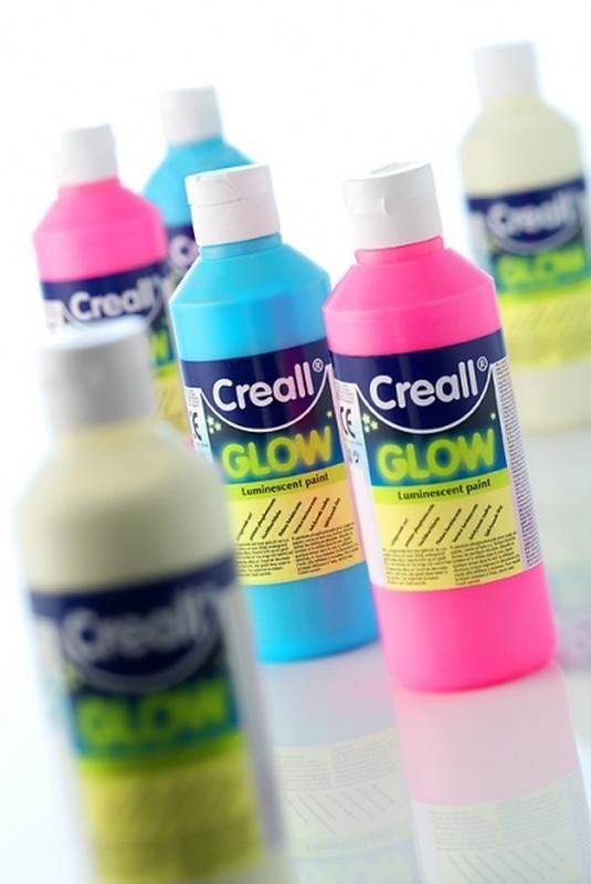 Creall-glow 250ml Leuchtfarbe, Einzelfarben in verschiedenen Farben erhältlich