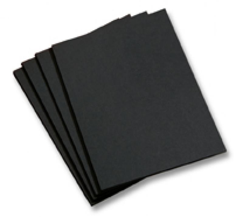Fotokarton 480g/m², 50x70 cm, 10 Bogen schwarz