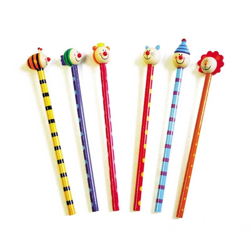 Bleistift mit Tierkopf