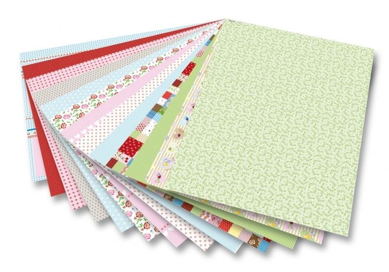 Motivkarton 270g/m², 50x70cm, 13 Bogen MITTSOMMERLAND sortiert