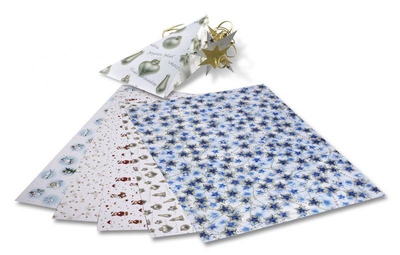Motivkarton 270g/m², 50x70cm, 10 Bogen WEIHNACHTEN", sortiert"