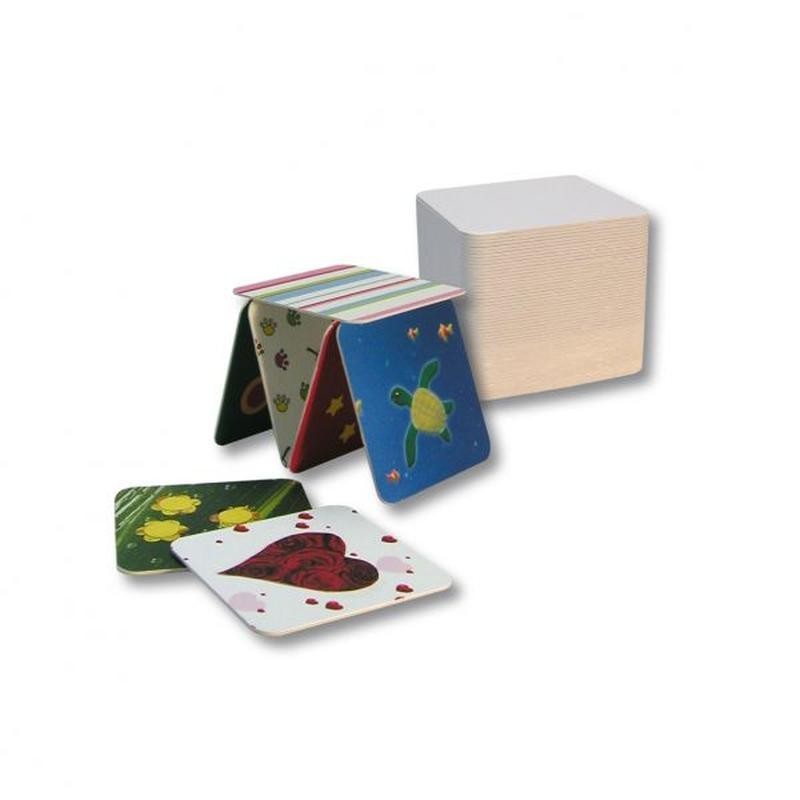 Bierfilze eckig, 9,3x9,3cm, 100 Stück