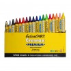 belcolART CREWAX PREMIUM 18er Sortiment 18 sortierte Farben in der Pappschachtel
