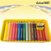 Passepartouts 220g/m², ovale Stanzung 10,5x15cm,5 Karten+Kuverts, himmelblau