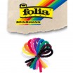 Chenilledraht, 50cm lang, Ø 8mm 100 Stück, farbig sortiert