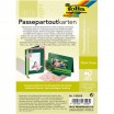 Passepartouts 220g/m², rechteck Stanzung 10,5x15cm,5 Karten+Kuverts, tannengrün