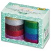 Glitzer-Tape 10er-Set, 15mmx5m in 10 Farben sortiert