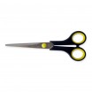 Soft-Grip-Schere 17,4cm, mit abgerundeter Spitze mit beidseitigem Schliff, Klinge 7,5cm
