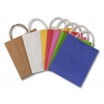 Papiertüten aus 110g/m² Kraftpapier 20 Stück, 18x8x21cm, farbig sortiert